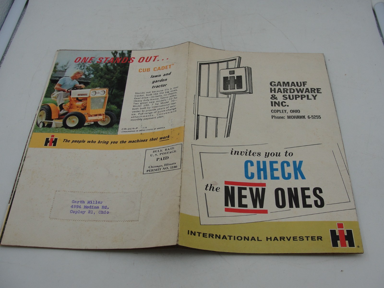 IH Check the NEW Ones Farm Equipment Brochure 1960&rsquo;s