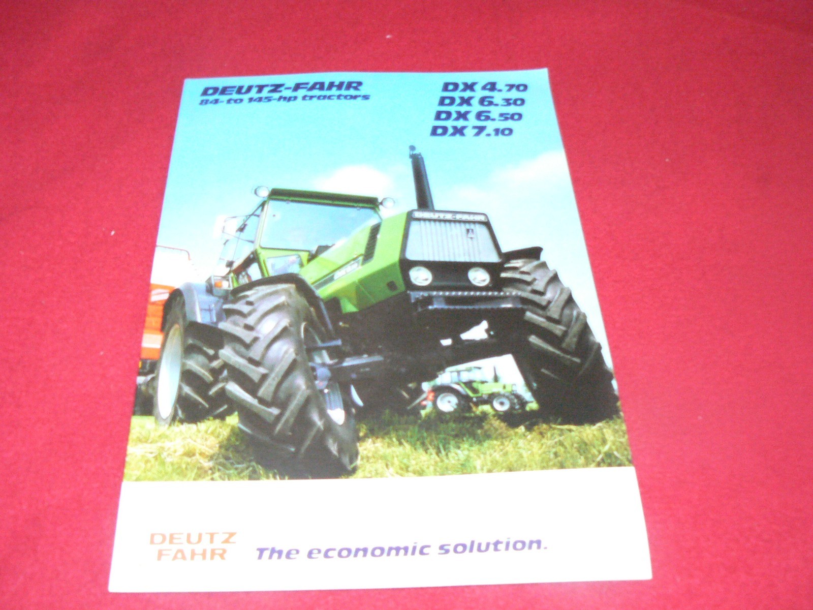 Deutz Fahr DX 4.70 DX 6.30 DX 6.50 DX 7.10 Tractor Dealer&rsquo;s Brochure 91 145 12