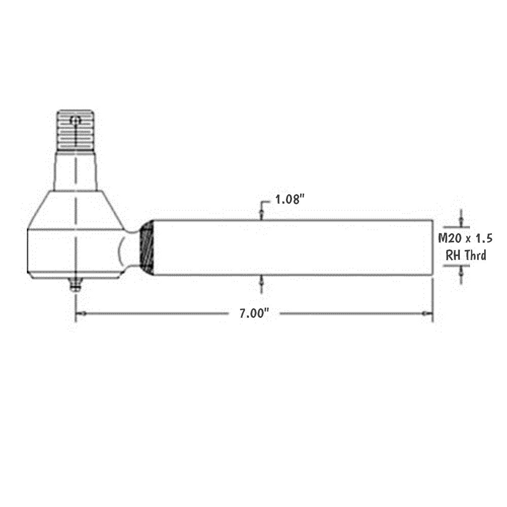 Tie Rod 35533-62920 Fits Kubota M6800 M6950S M7030 M7030SU M8030 M8200 M9000