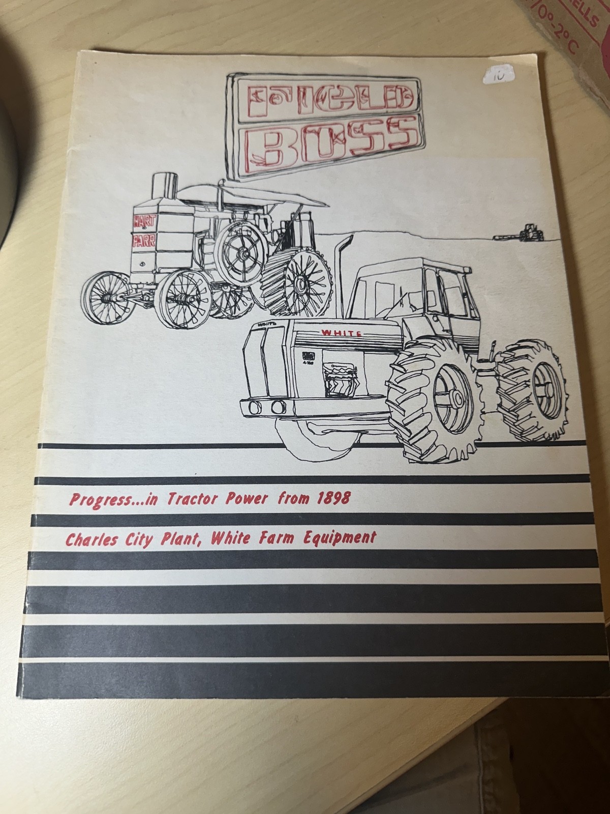 Field Boss, Progress In Tractor Power From 1898, White Farm Equip Mr G.R. Gregg