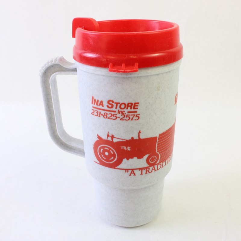 Auto Mate Case IH A Tradition of Leadership Red Tractor Travel Mug