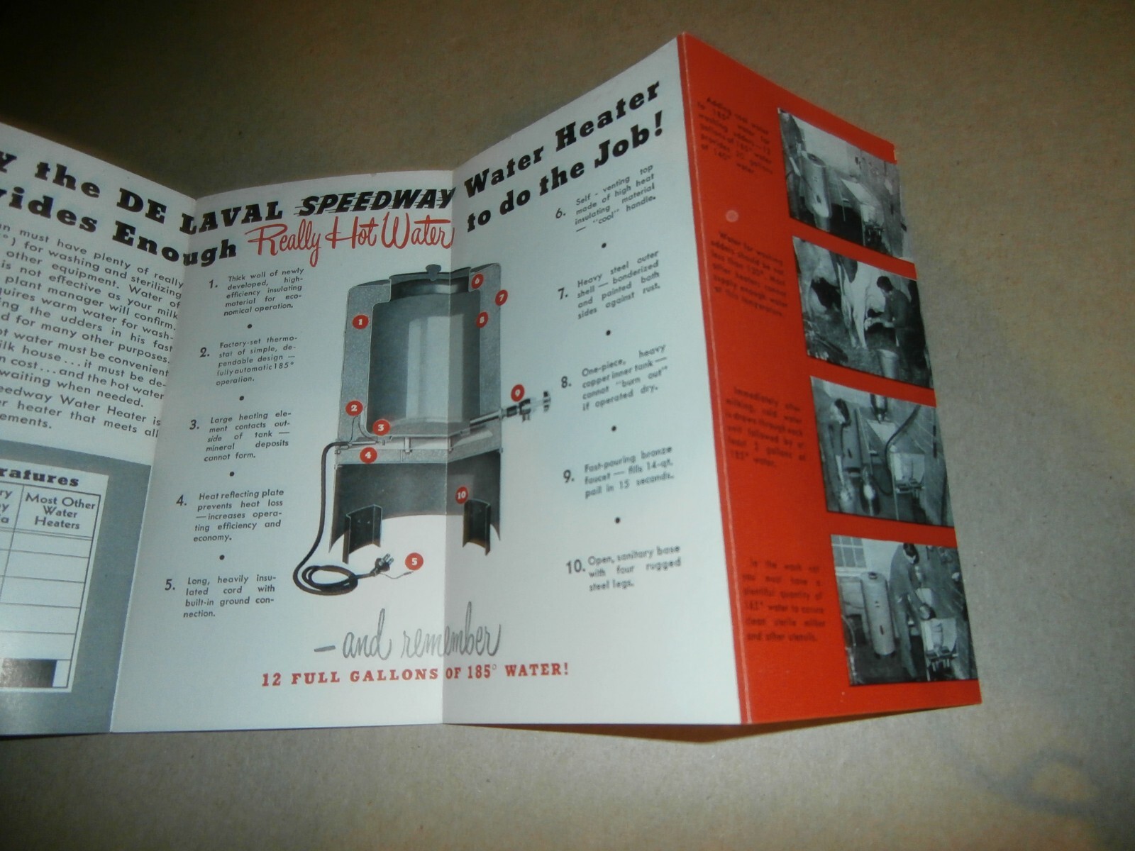 De Laval Speedway Milker Water Heater Separator Rubber Plant Brochures Lineboro