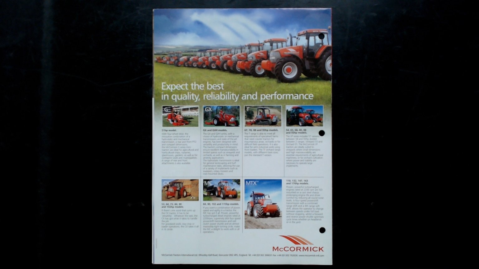 McCormick TODAY Agriculture Brochure Vintage Tractor Promotional