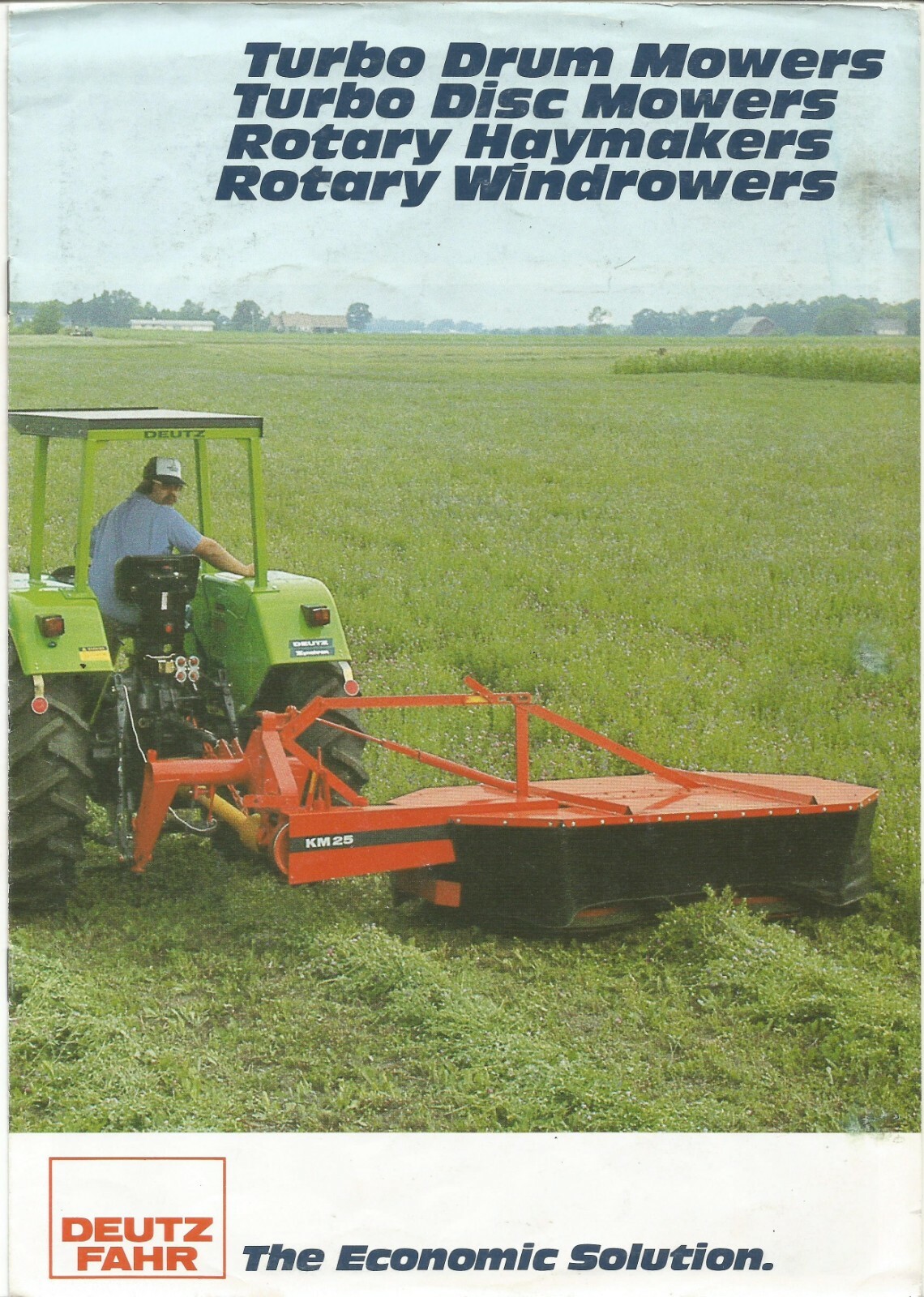 Original OE Deutz Fahr Turbo Drum Disc Mower Haymakers Windrowers Sales Brochure