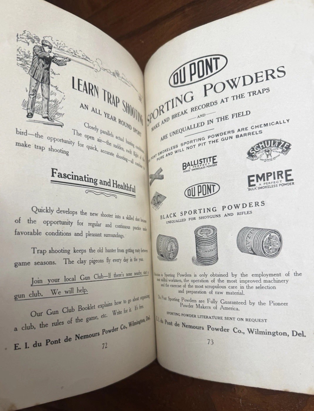1911 Du Pont The Farmer’s Handbook Of High Explosives Catalog
