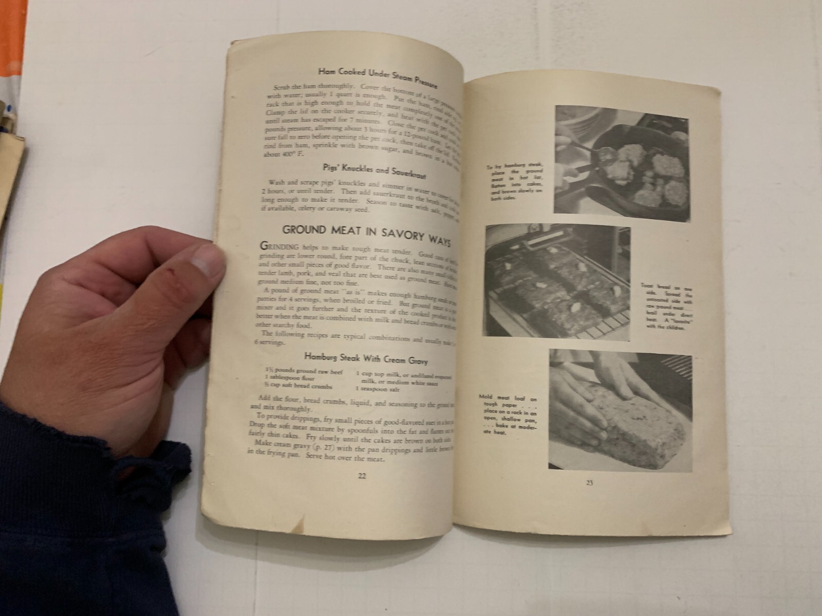 1942 Meat For Thrifty Meals Farmers Bulletin US Department Of Agriculture