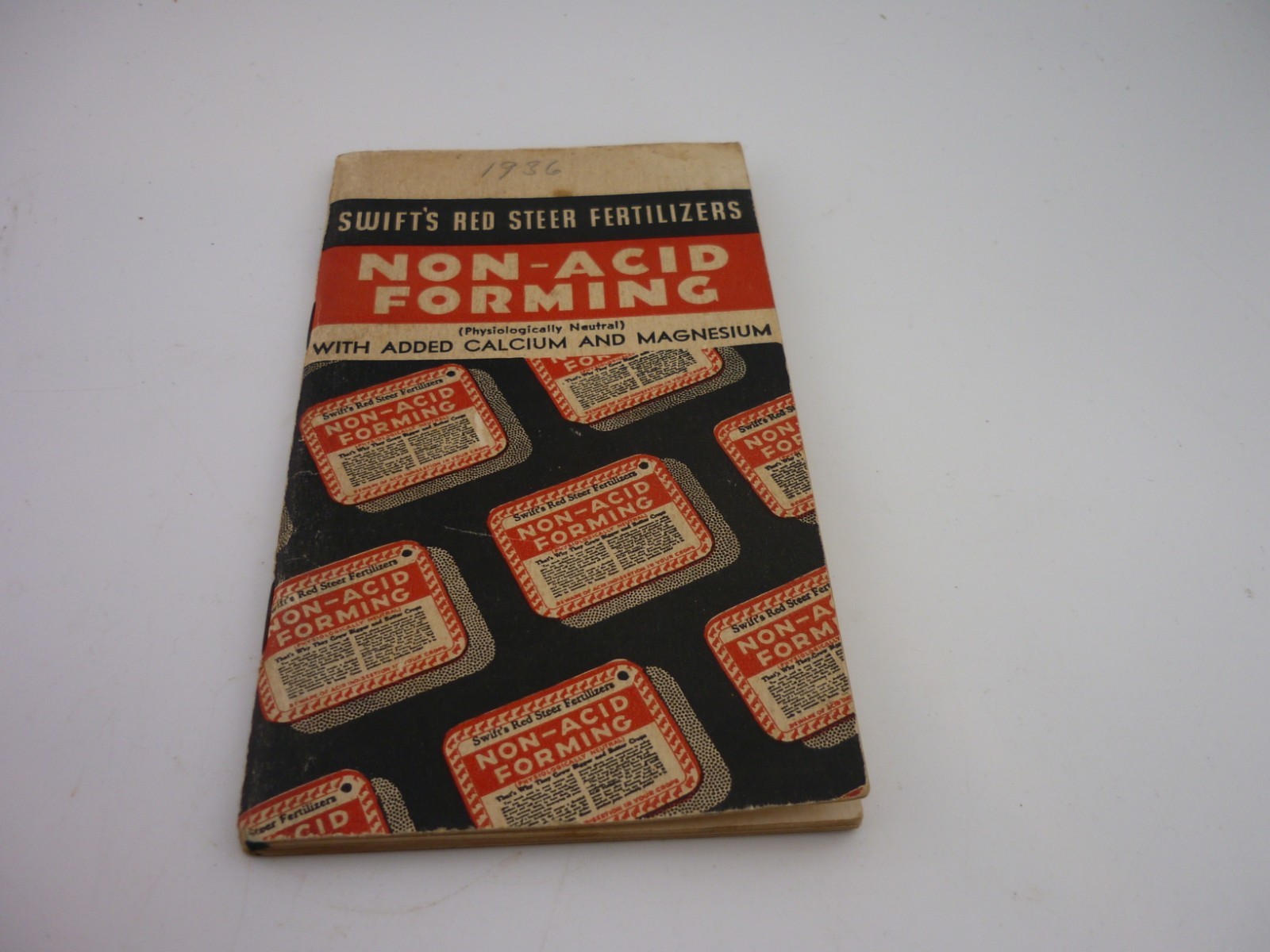 1935 Swift Red Steer Fertilizers Non Acid Forming Farm Advertising Booklet