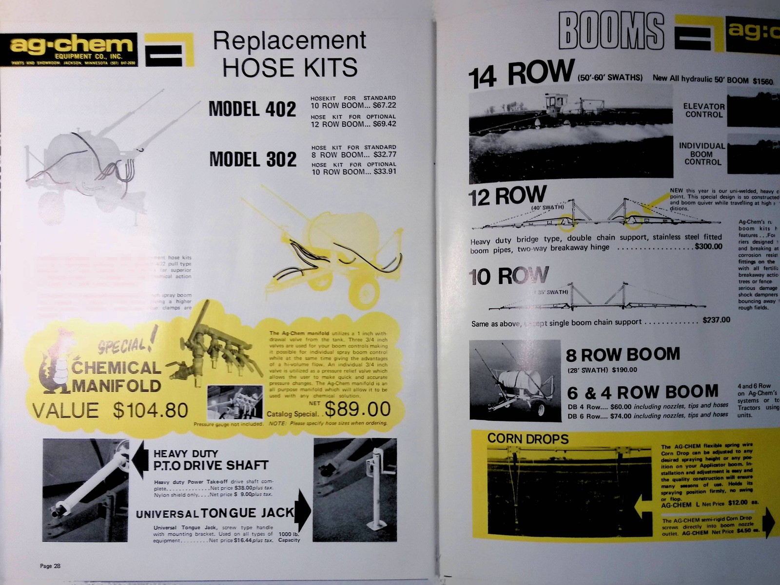 Vintage Farm Machinery Sales Brochure 1973 Spraying Equipment Farm Brochure
