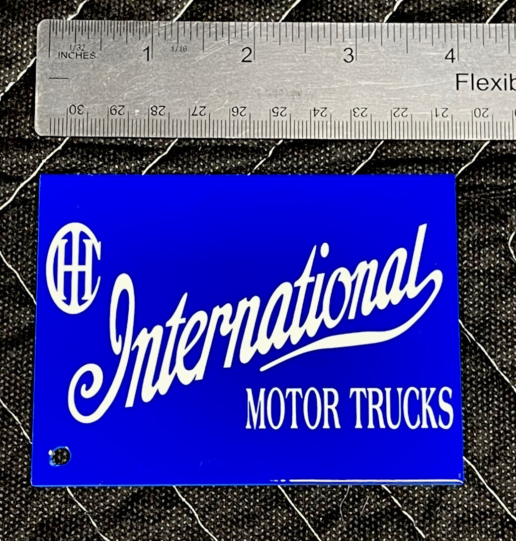 International Motor Trucks Porcelain Like Magnet Gas Oil