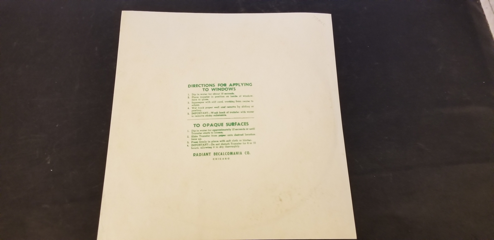 1948 Member National Retail Farm Equipment Association Large Decal Sticker NOS