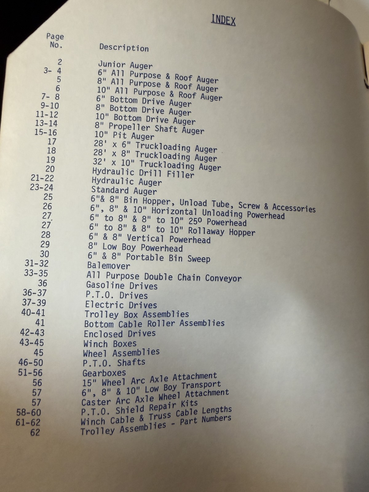 1982 Mayrath Industries Inc Replacement Parts Book DEALER SALES CATALOG BROCHURE