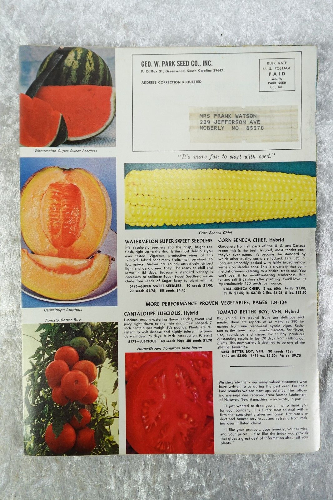 3 Vintage 1953, &rsquo;55 Vegetable Flower Gardener Handbooks Park Seed Catalog 1976