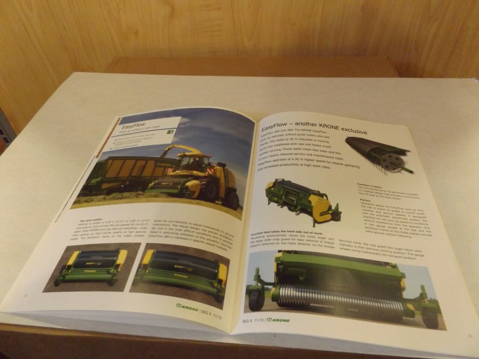 KRONE BIG X 600/700/850/1100 FORAGE HARVESTER. LIT # BIG X-11.13 209008210
