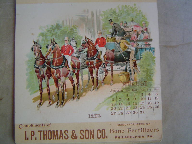 1893 – I P Thomas, Philadelphia, Pa – Bone Fertilizers
