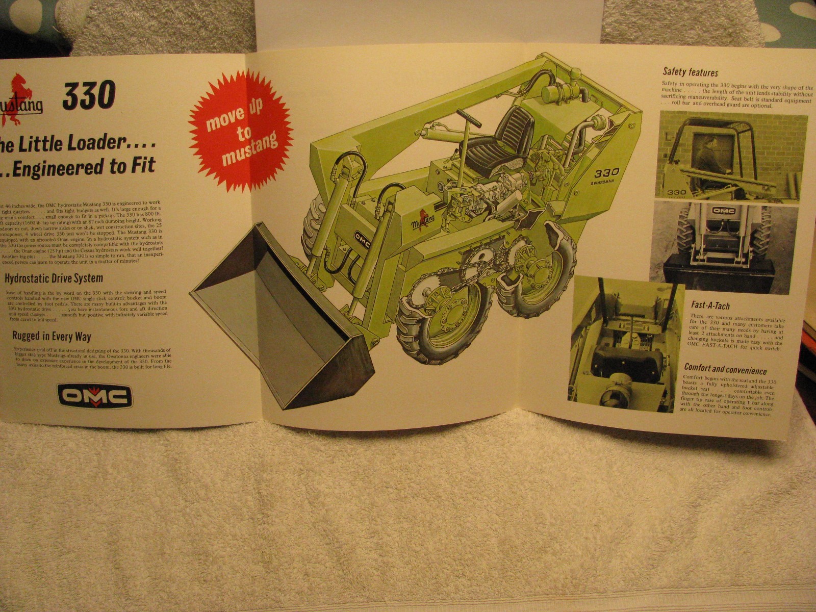 Mustang 330 Skid Steer Loader with Hydrostatic Drive Brochure