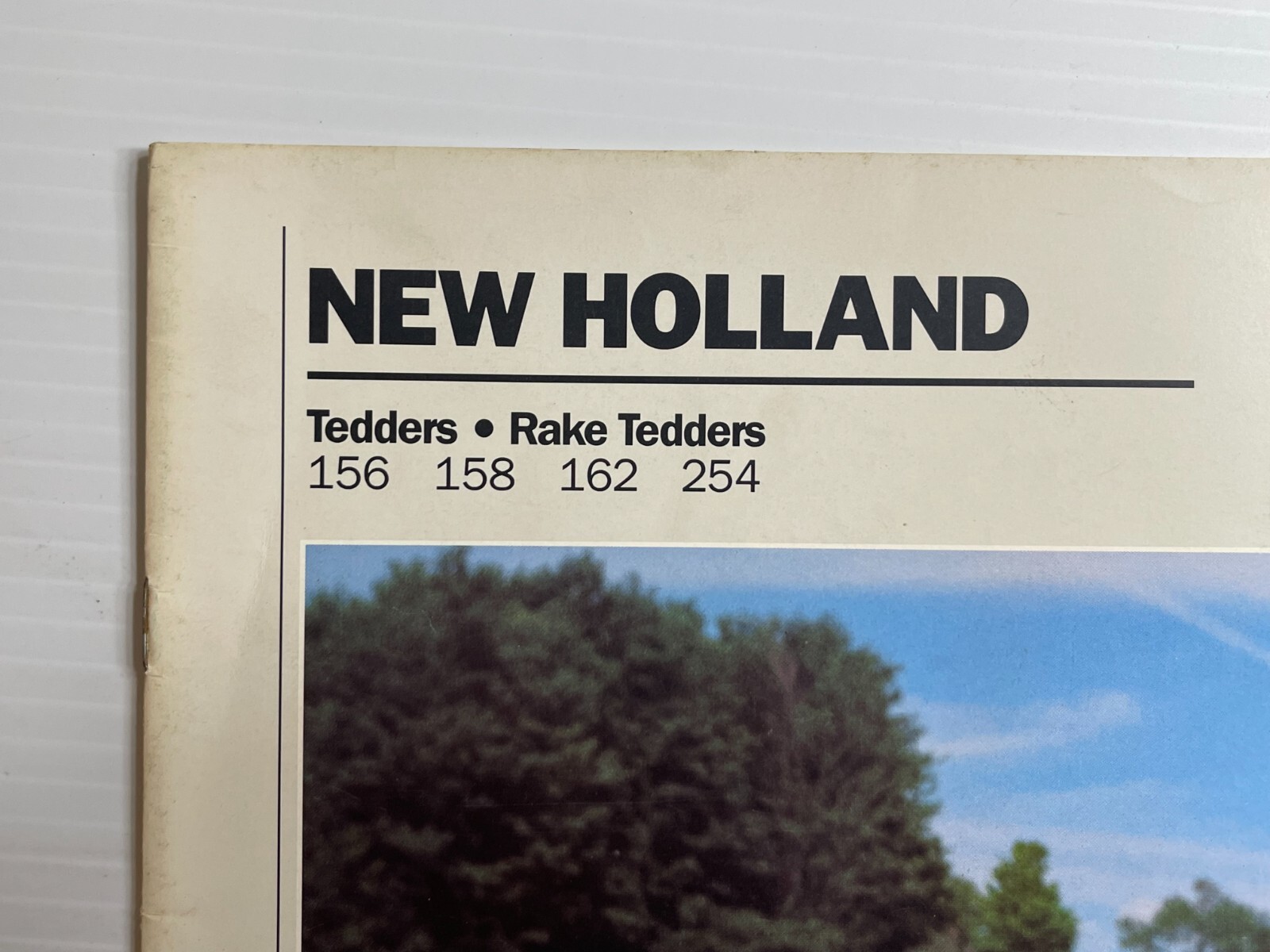 New Holland *156-254* Tedders / Rake Tedder Sales Brochure (Original Brochure)