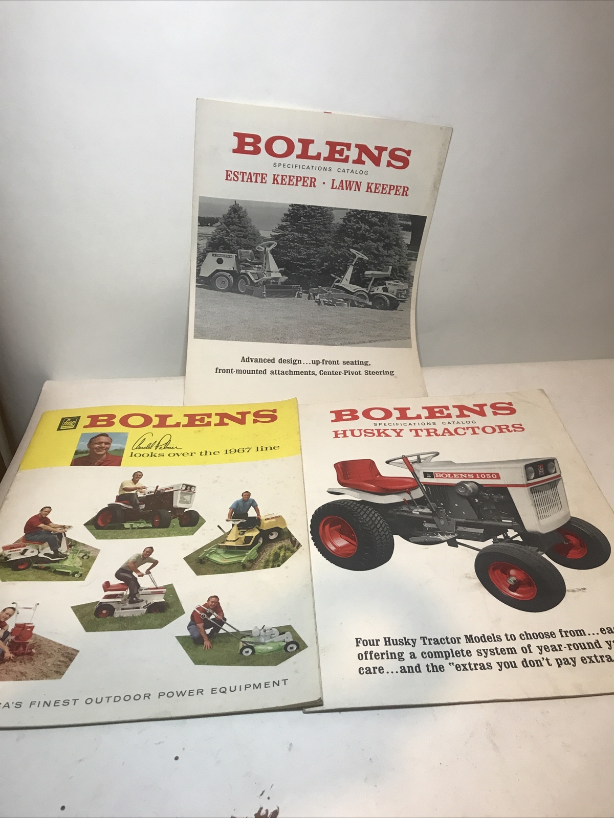 bolens husky tractor catalog arnold palmer 1967 lot