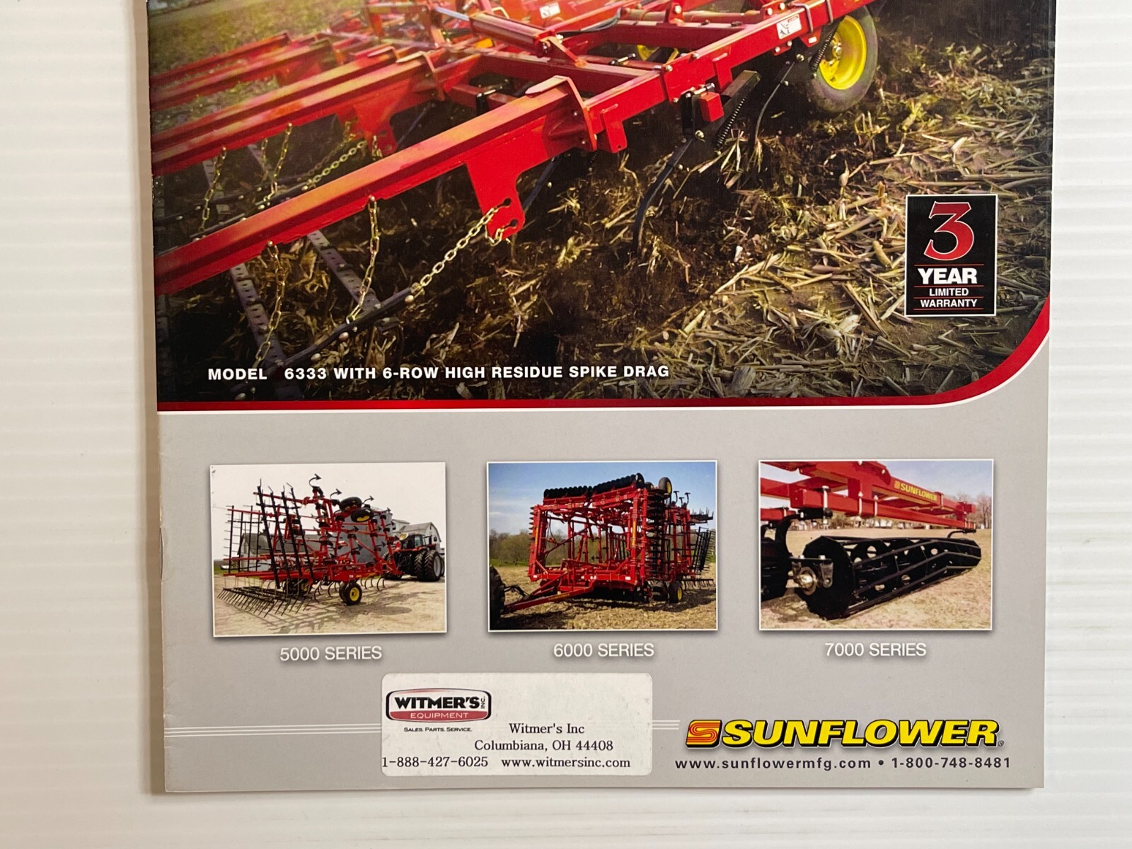 Sunflower – Seedbed Preparation Tools – Sales Brochure *Original Brochure* 2008