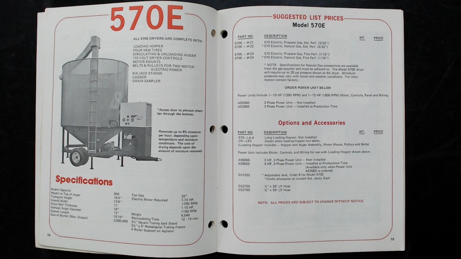 GT Tox-O-Wik Recirculating Batch Grain Dryers 1977 Brochure Agriculture