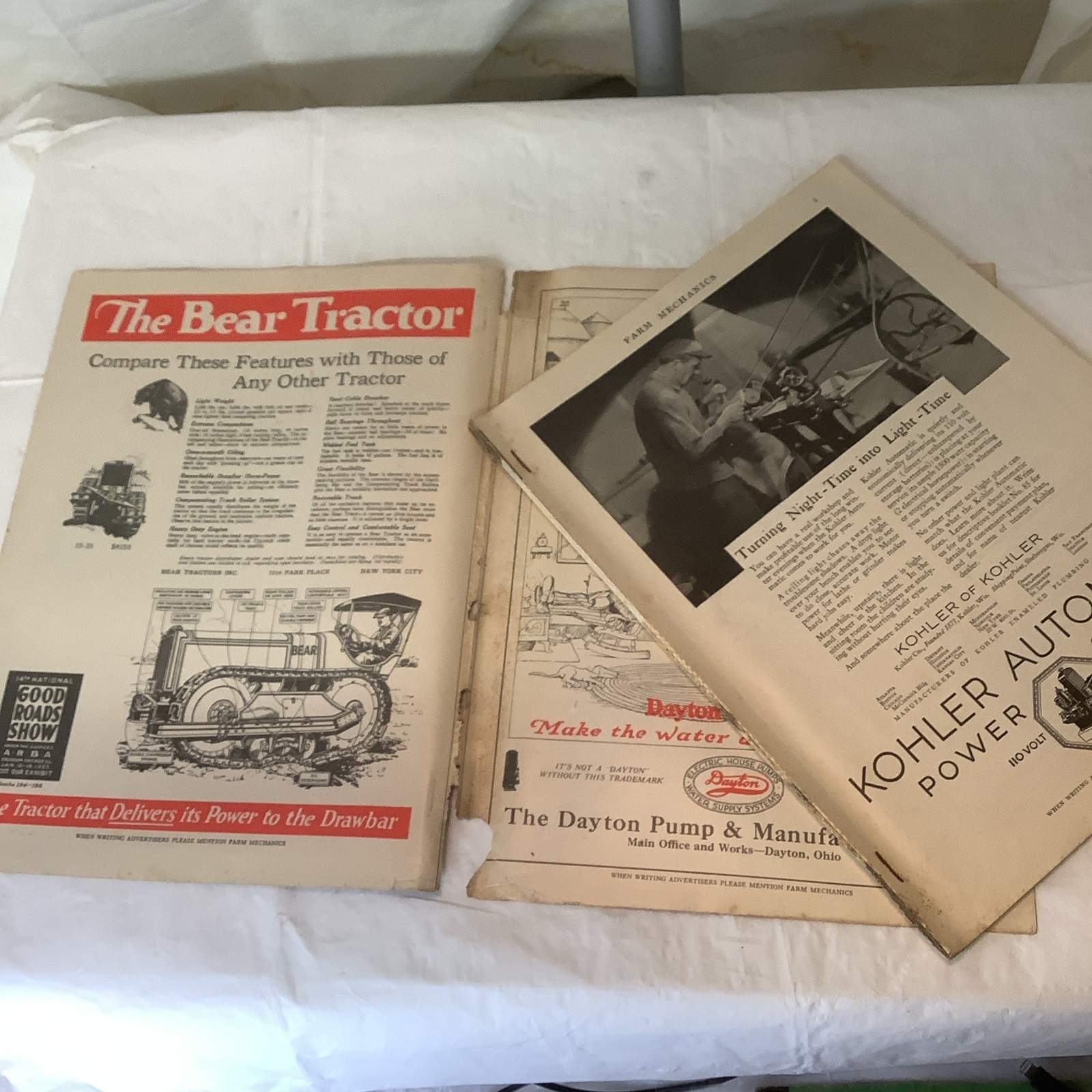 Antique Farm Mechanics Advertising Milcor Agriculture January 1923 READ