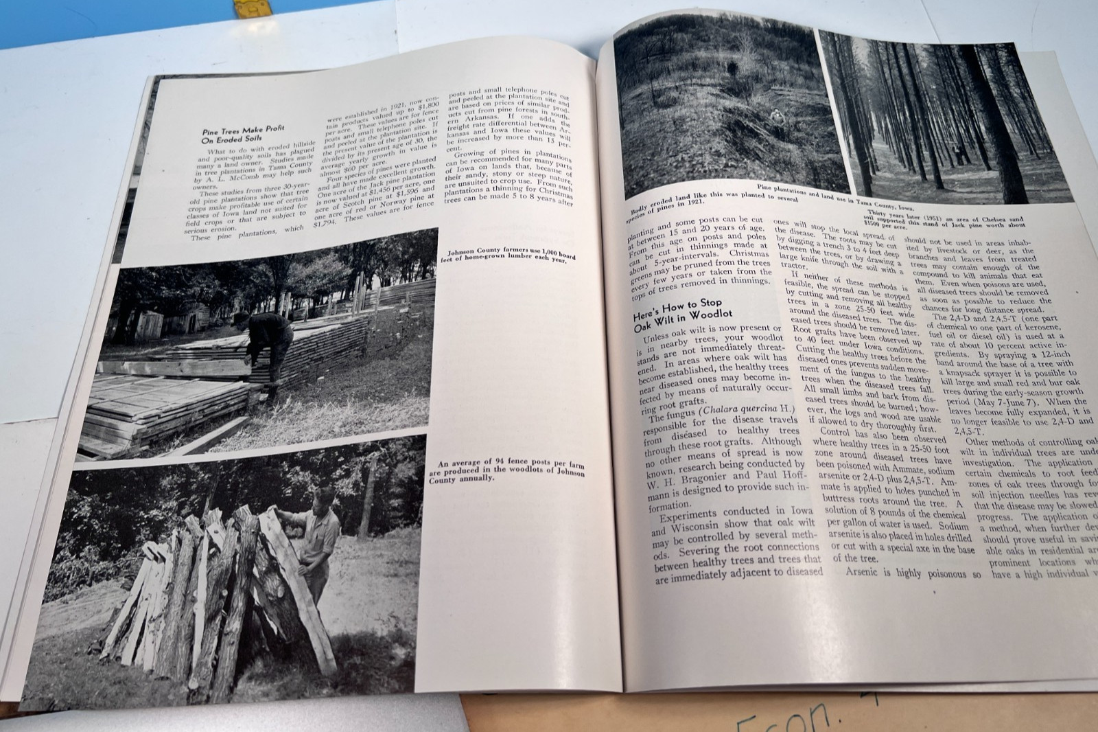 1949-1951 New Findings for Farm Tolk Report of Iowa Agricultural Part II.