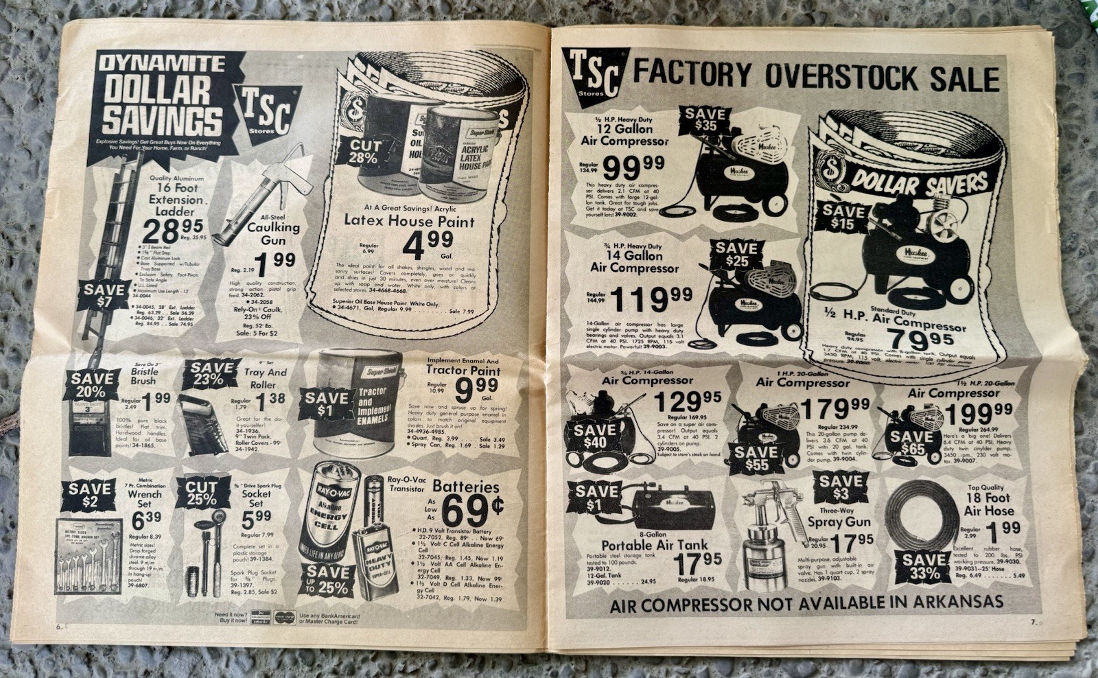 Vintage 1975 Tractor Supply Co. Sale Ad Mailer