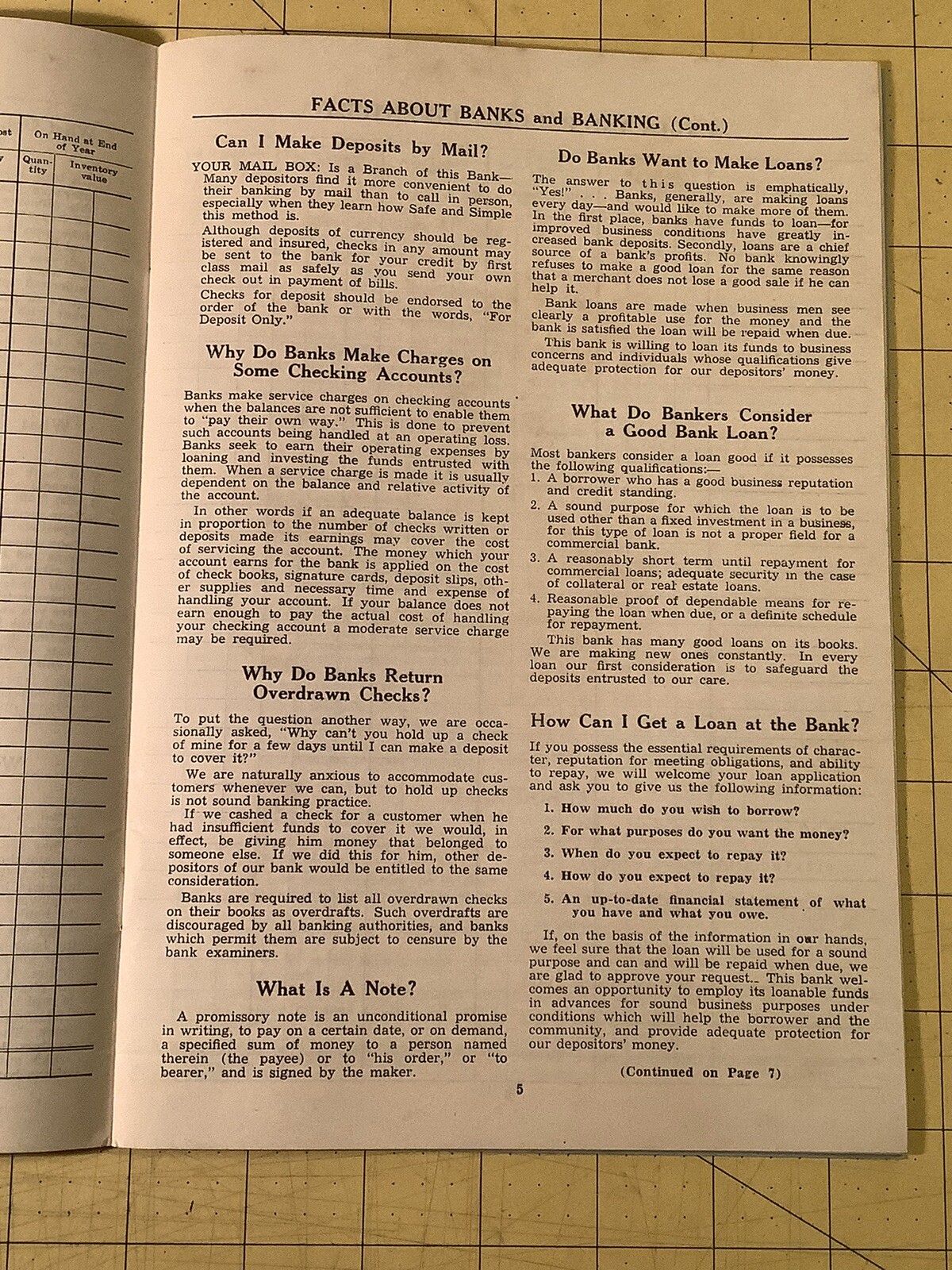 Vintage Farm Account Book L.S. Dunbars Implement Store Napoleon Ohio INV-P1127