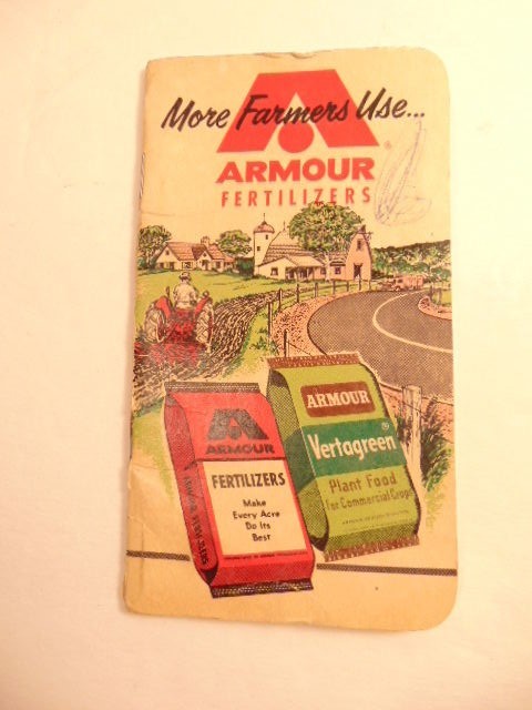 1960-1 advertising note book: Armour Fertilizers