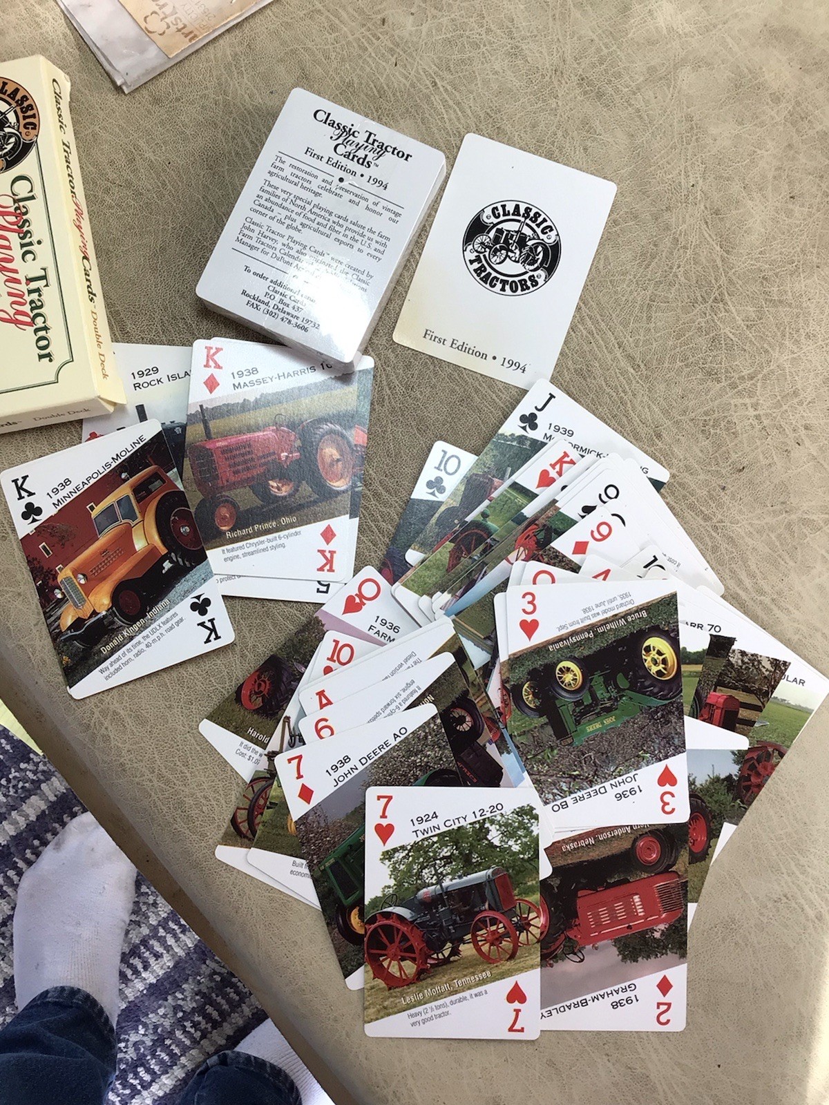 Classic Vintage Tractor 1994 1st Edition Two Decks Of Playing Cards