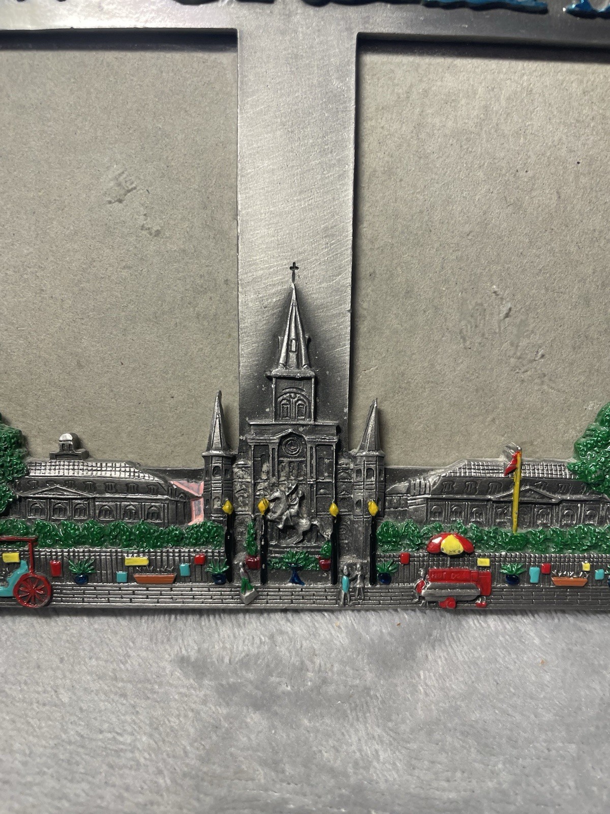 New Orleans, Souvenir Jackson Square Metal Picture Frame