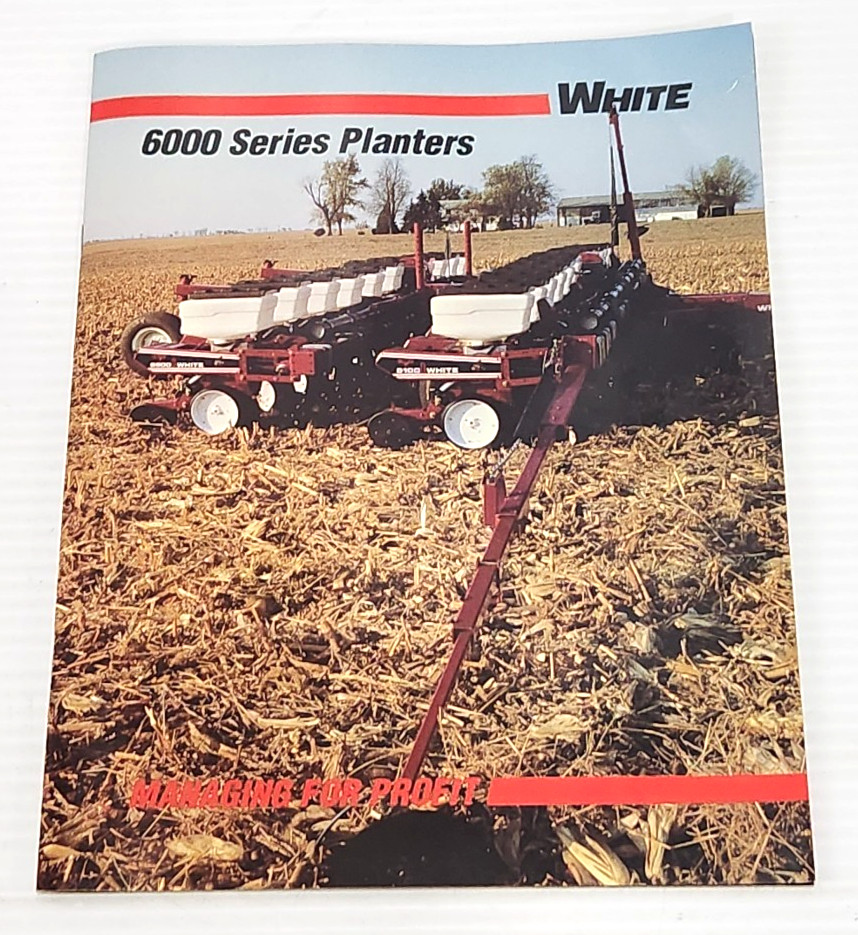 1993 White 6000 Series Planters Dealer Advertising Sales Brochure Ad 24 pages