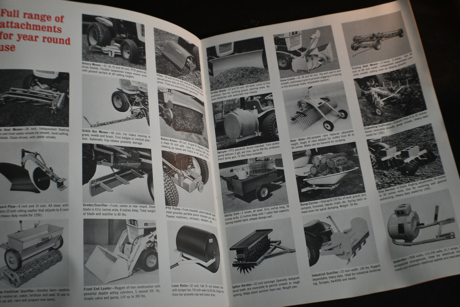 Bolens Husky Tractors Brochure