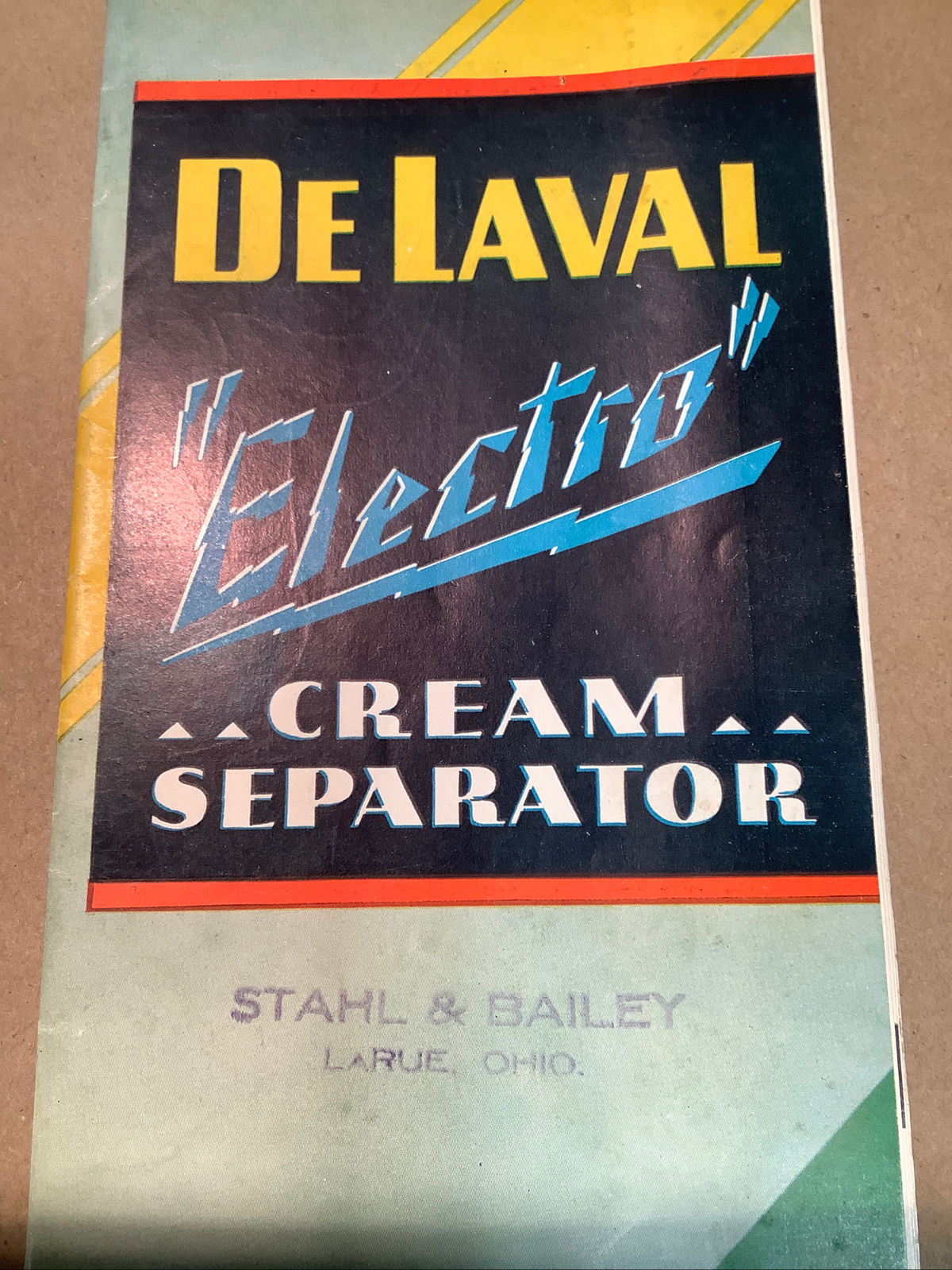 1930s Electro Brochure De Laval Separator INV-P0885