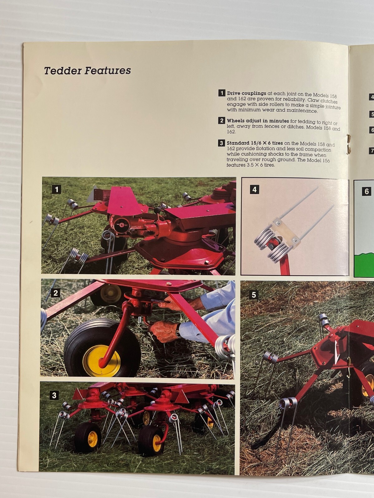 New Holland *156-254* Tedders / Rake Tedder Sales Brochure (Original Brochure)