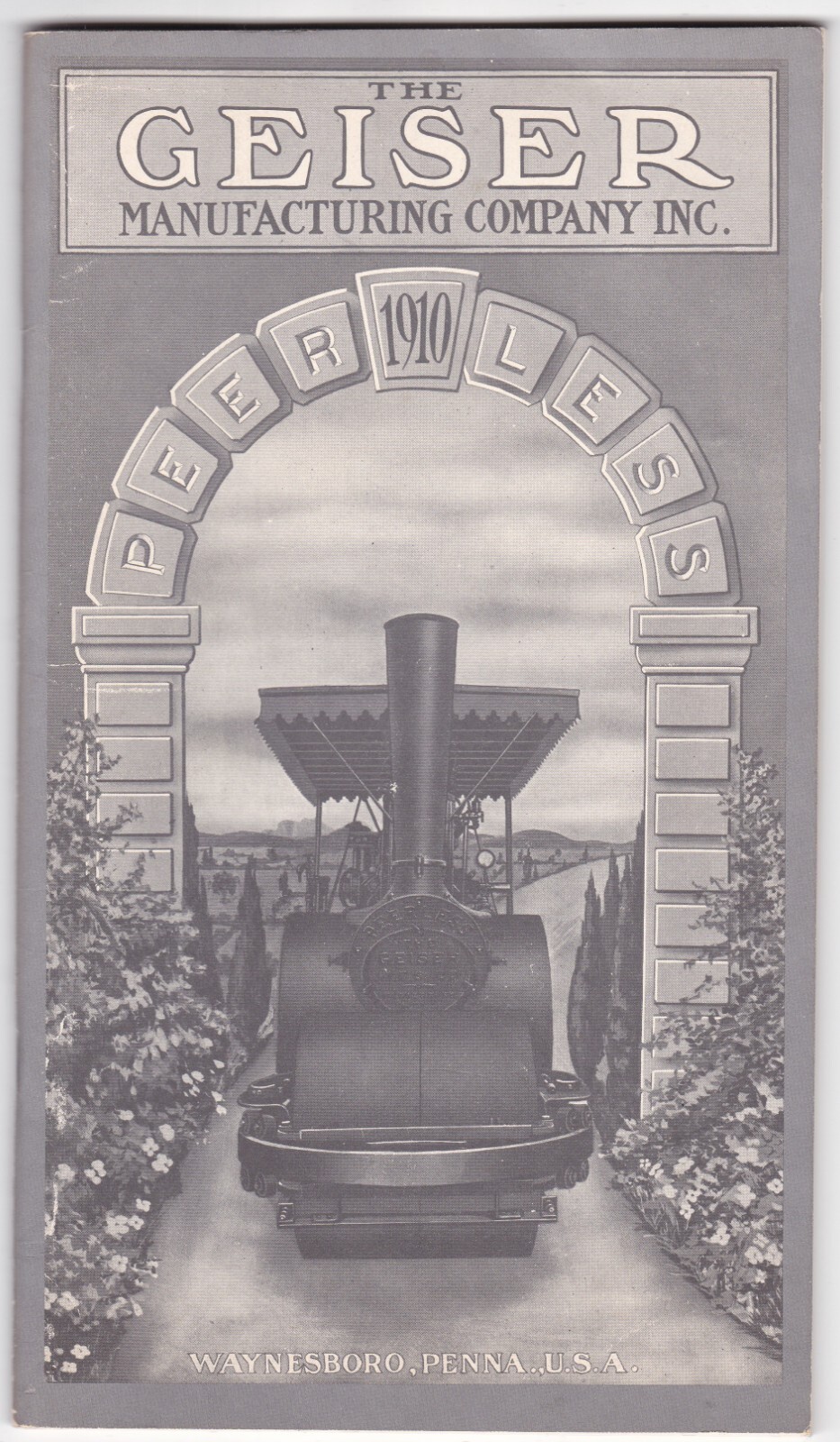 Geiser Manufacturing Co. Waynesboro, Penna. catalog 1910 steam engines peerless