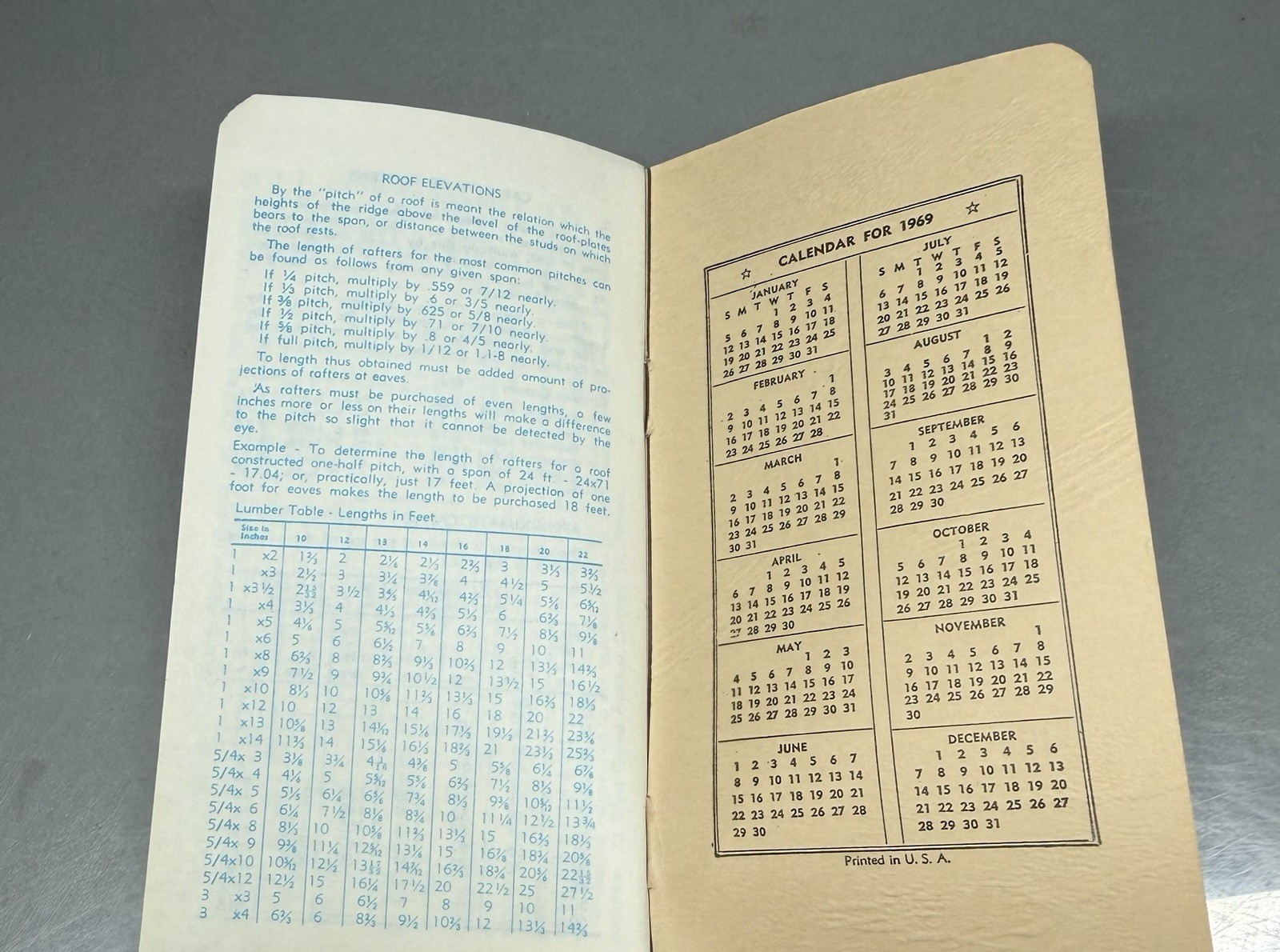 Vintage 1968 Advertising Farm Rancher Memo Book ~ Fort Collins Co ~ Livestock