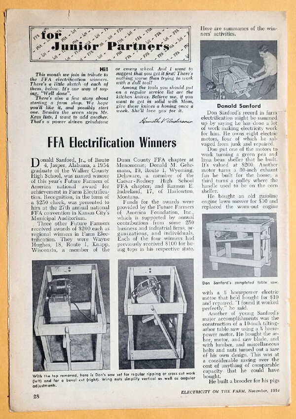 Original 1959 FFA Article Features President Adin Hester, Oregon State Student