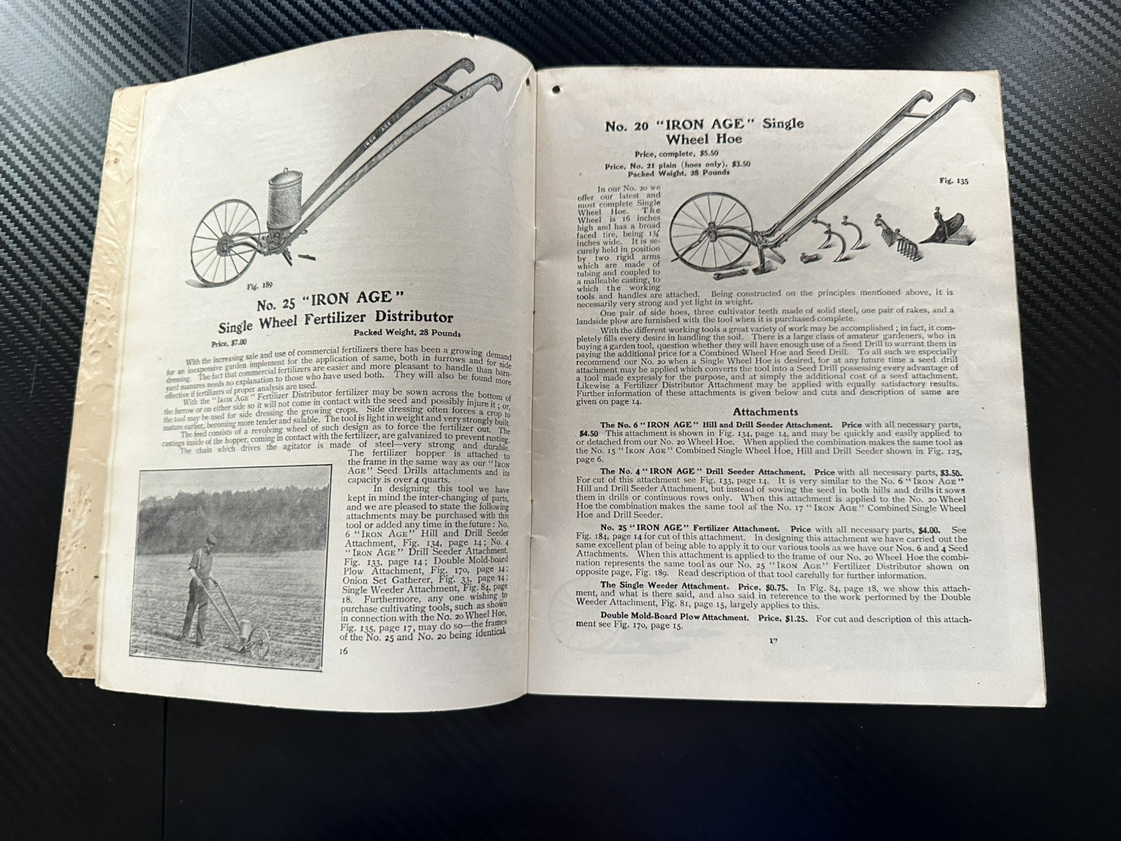1906 IRON AGE Farm and Garden Implements ORIGINAL Catalog