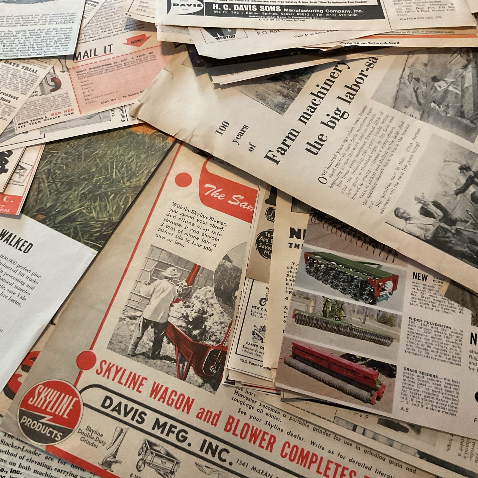 150+ Farming Agricultural Farm Related Print Ads 1920-70’s Vintage