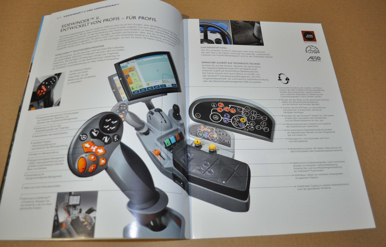 2015 New Holland T8 Series Tractor Brochure Prospekt DE