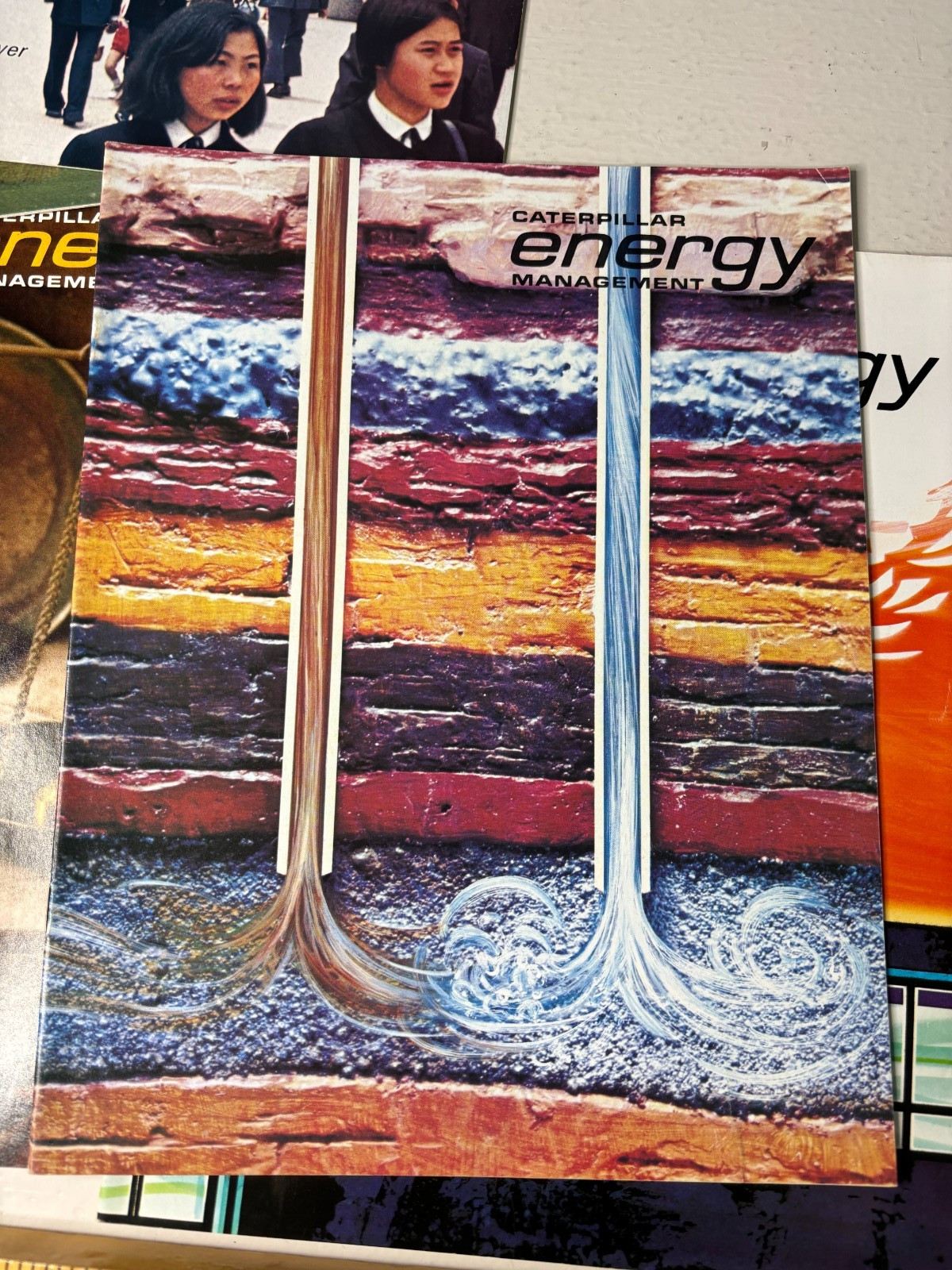 Caterpillar CAT Energy Management Brochure Lot of 6 Vintage Circa 1970 70s