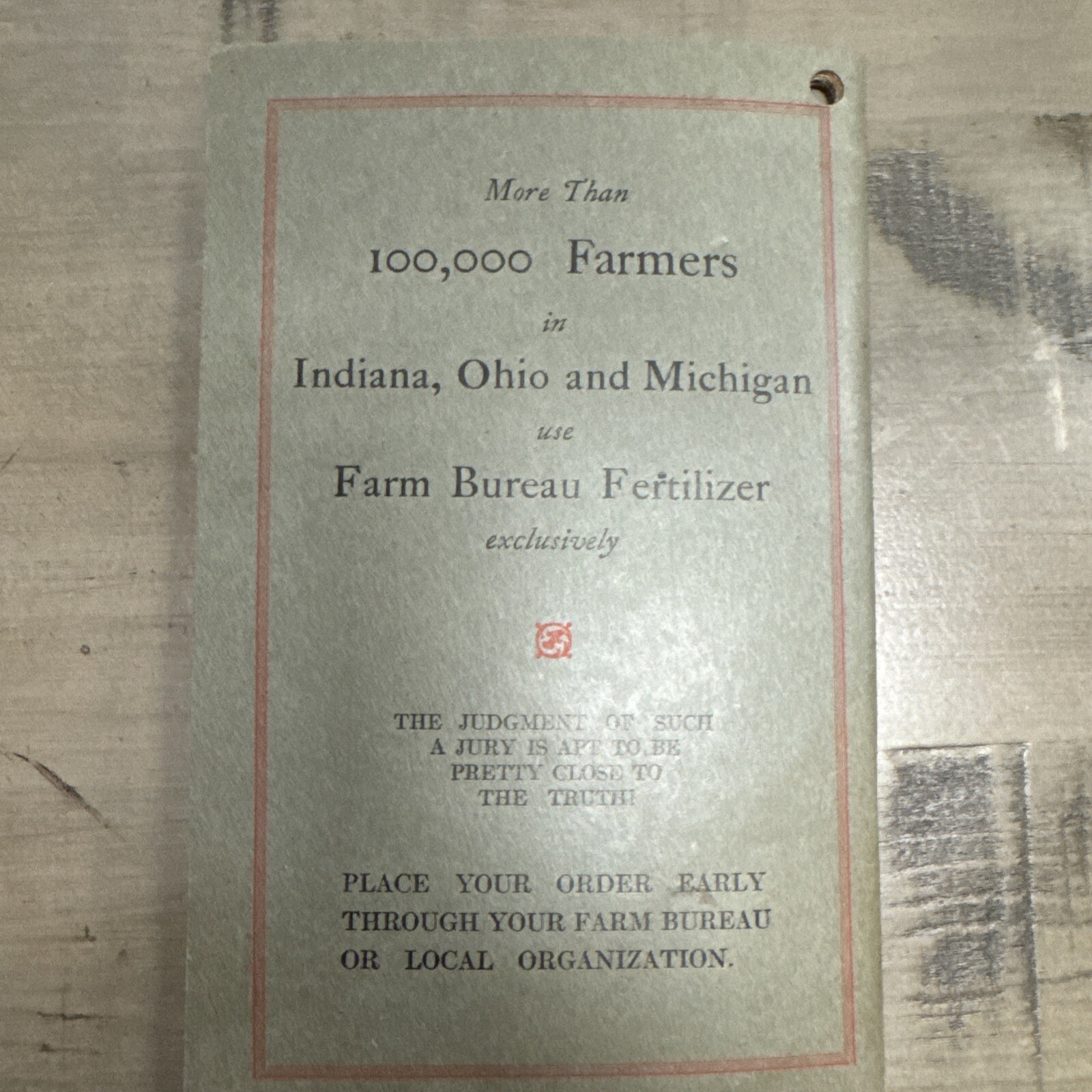 1927 Farm Record Book – Ohio Farm Bureau / Tennessee Copper