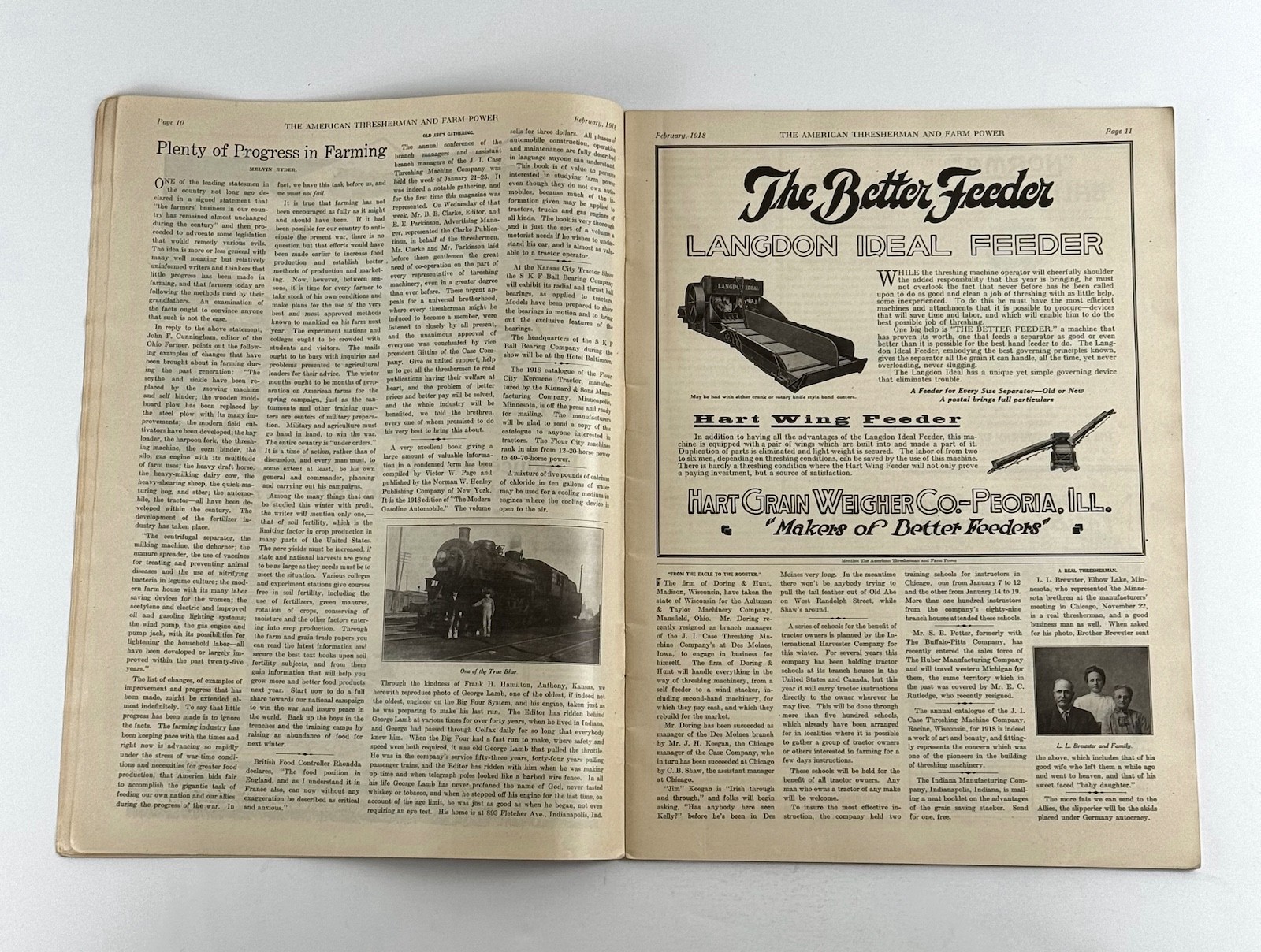 The American Thresherman & Farm Power MAGAZINE February 1918 MADISON, WIS.