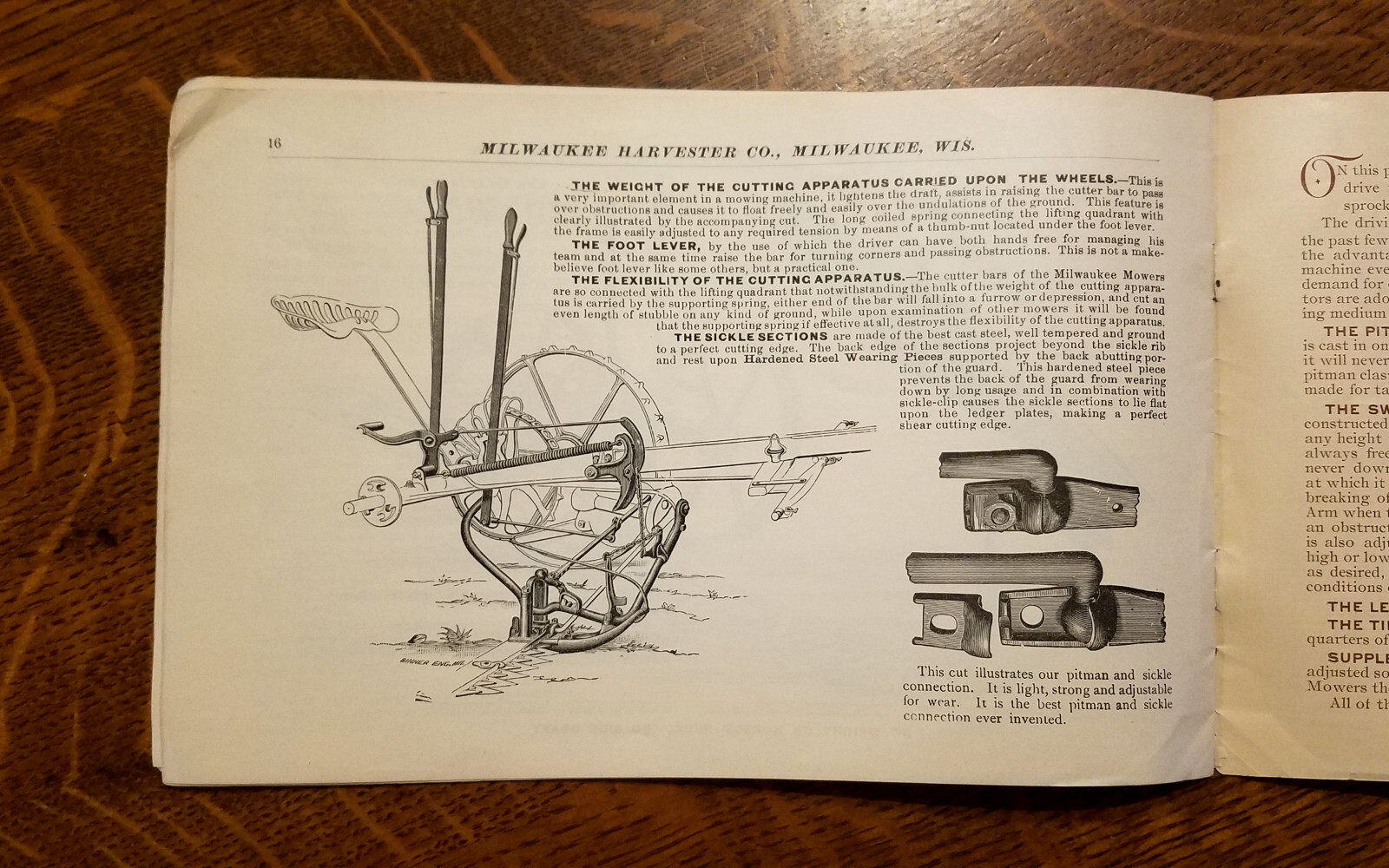 1892 Milwaukee Harvester Machine Farm Binder Catalog Brochure Horse Drawn