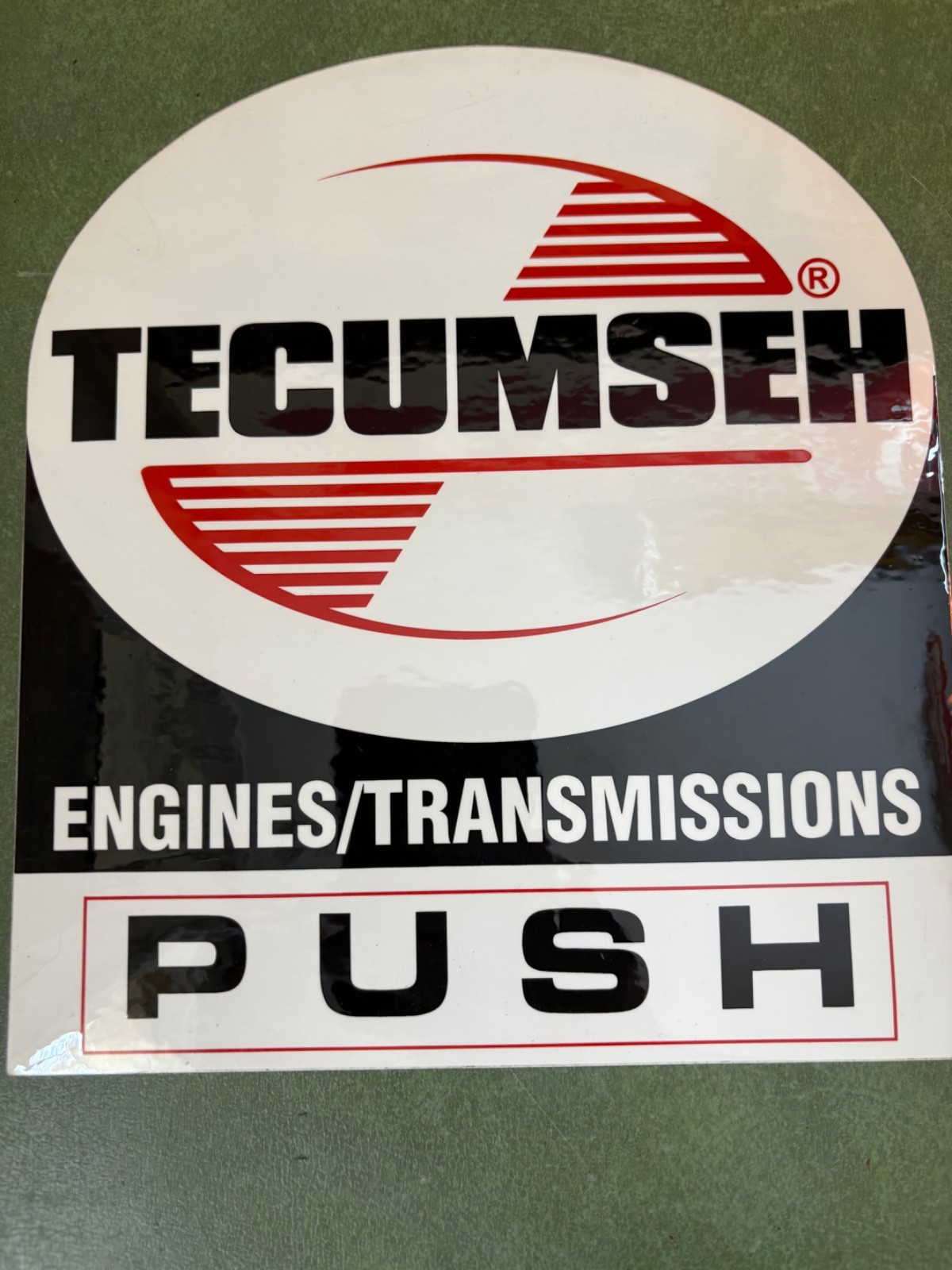 NOS Tecumseh Door Window Stickers Dealer Advertising