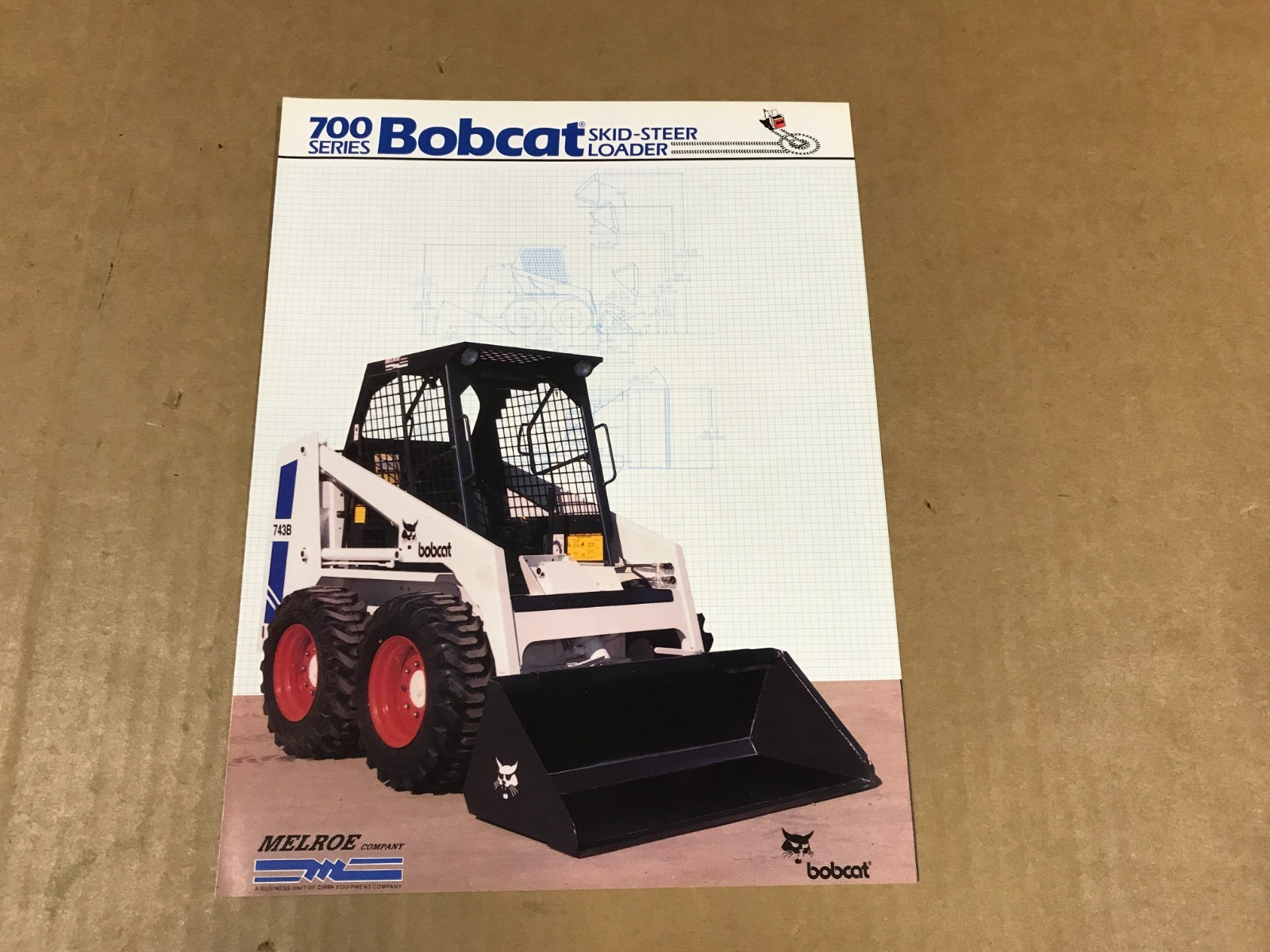 Vintage Bobcat Series 700 Skid-Steer Loader Salesman Brochure