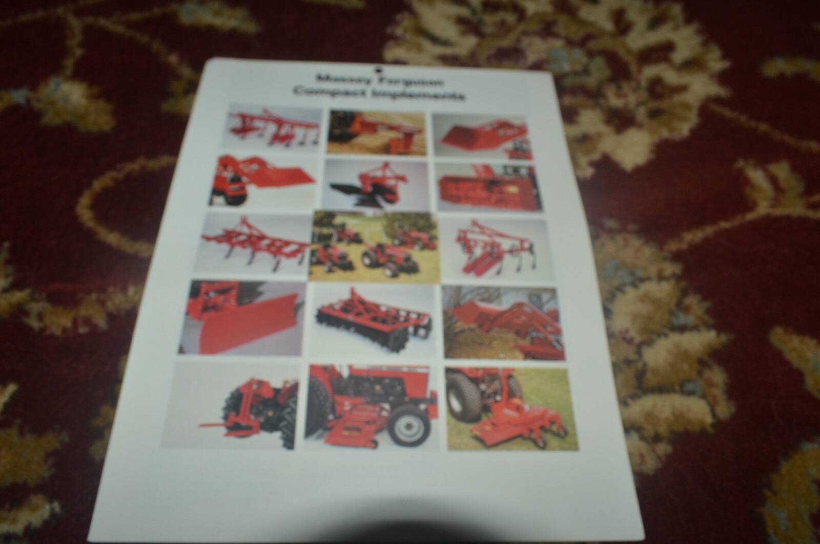Massey Ferguson Compact Tractor Implements Brochure BASE