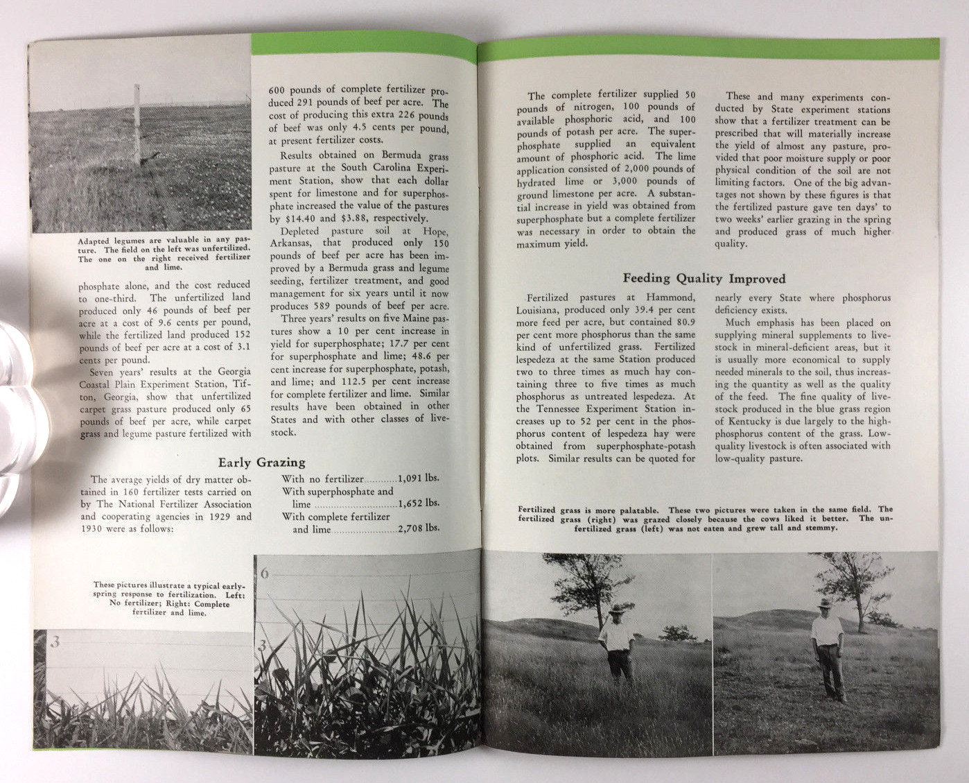 Green Acres by R H Lush Agricultural Farming Brochure National Fertilizer 1940s