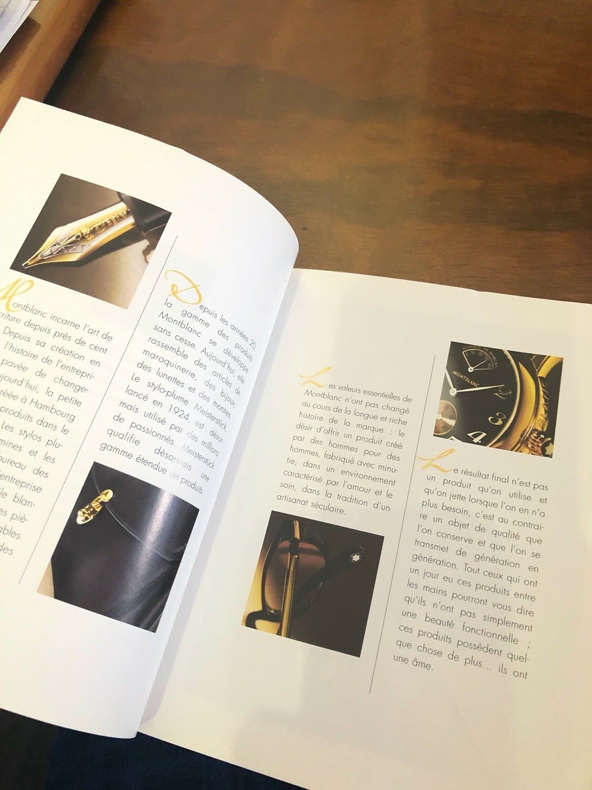 MONT BLANC, MONTBLANC BOOKLET FRENCH 97 PAGES PENSER A L&rsquo;ESSENTIEL