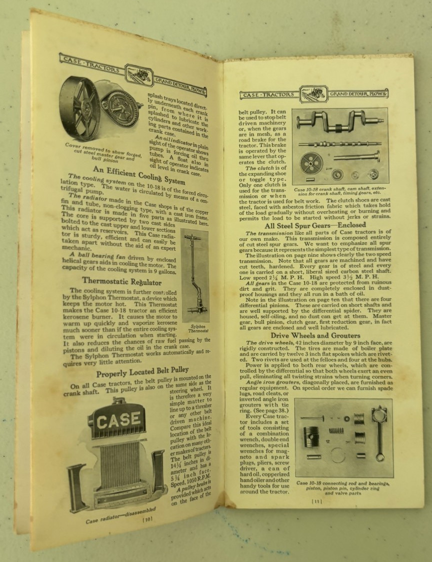 Case Kerosene Tractor & Grand Detour Plows Brochure DCPA26